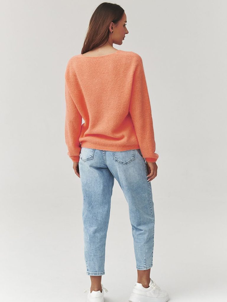 Cardigan Éléonore jaune clair, coupe oversize ajustée, décolleté V affinent — vue 2