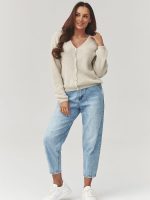 Cardigan Léa Col V Boutonné — vue 2