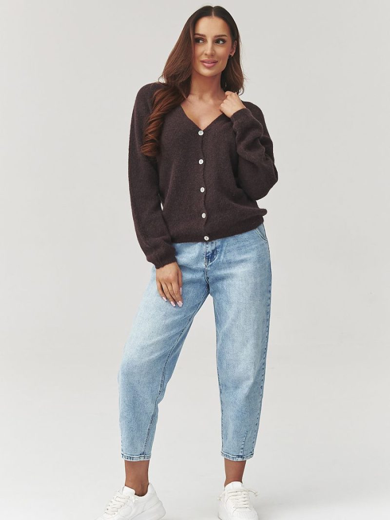 Cardigan Léa Col V Boutonné — vue 2