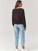 Cardigan Léa Col V Boutonné — vue 3