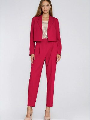 Blazer Camille oversize ouvert, coupe raccourcie, manches droites — vue 1