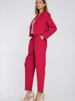 Blazer Camille oversize ouvert, coupe raccourcie, manches droites — vue 3