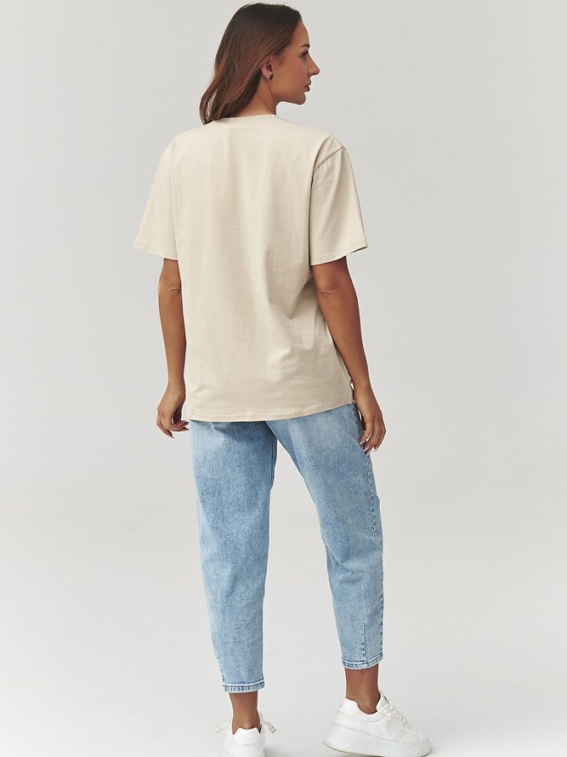 T-shirt Manches Trois-Quarts Coton Premium — vue 3