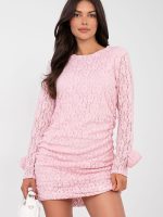 Robe de soirée noire en dentelle, coupe crayon ajustée, manches longues