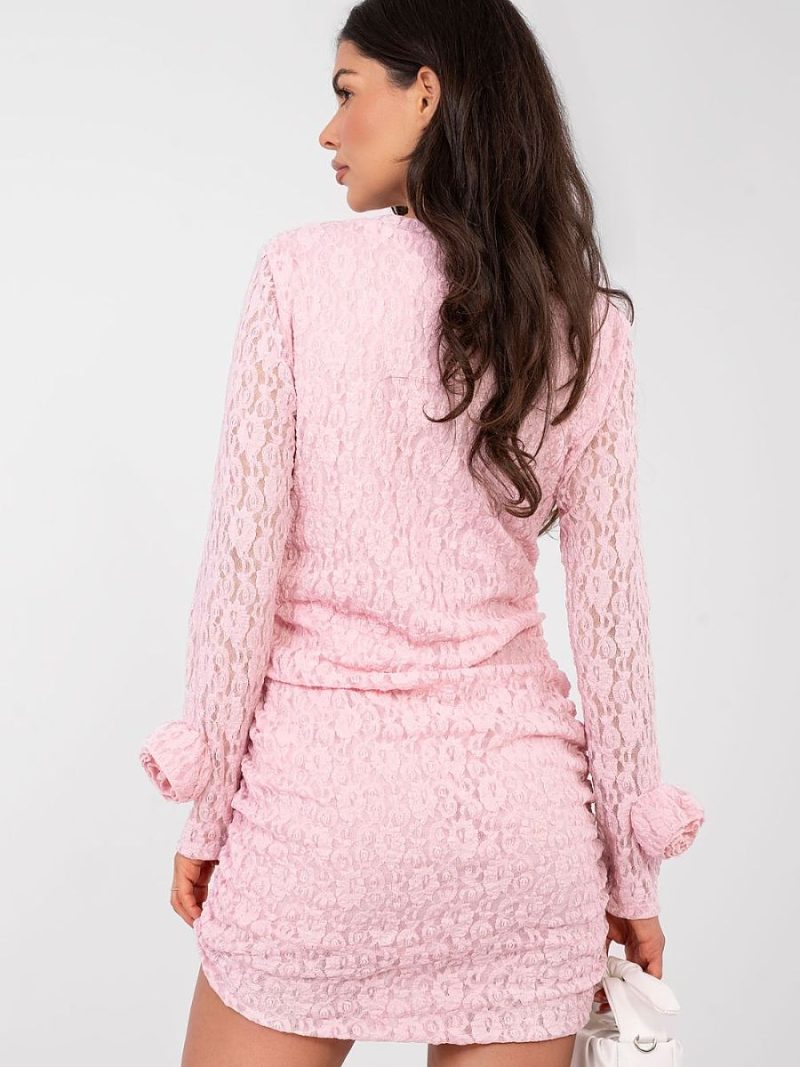 Robe Dentelle Elena Noir — vue 4