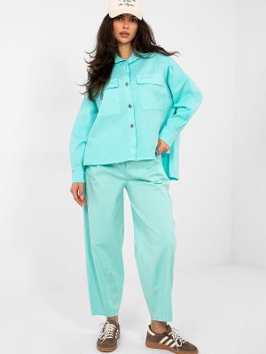 Chemise Camille manches longues coton stretch, poches plaquées col classique