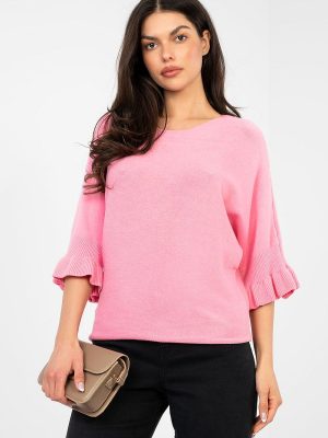 Pull Romantique Volants 3/4