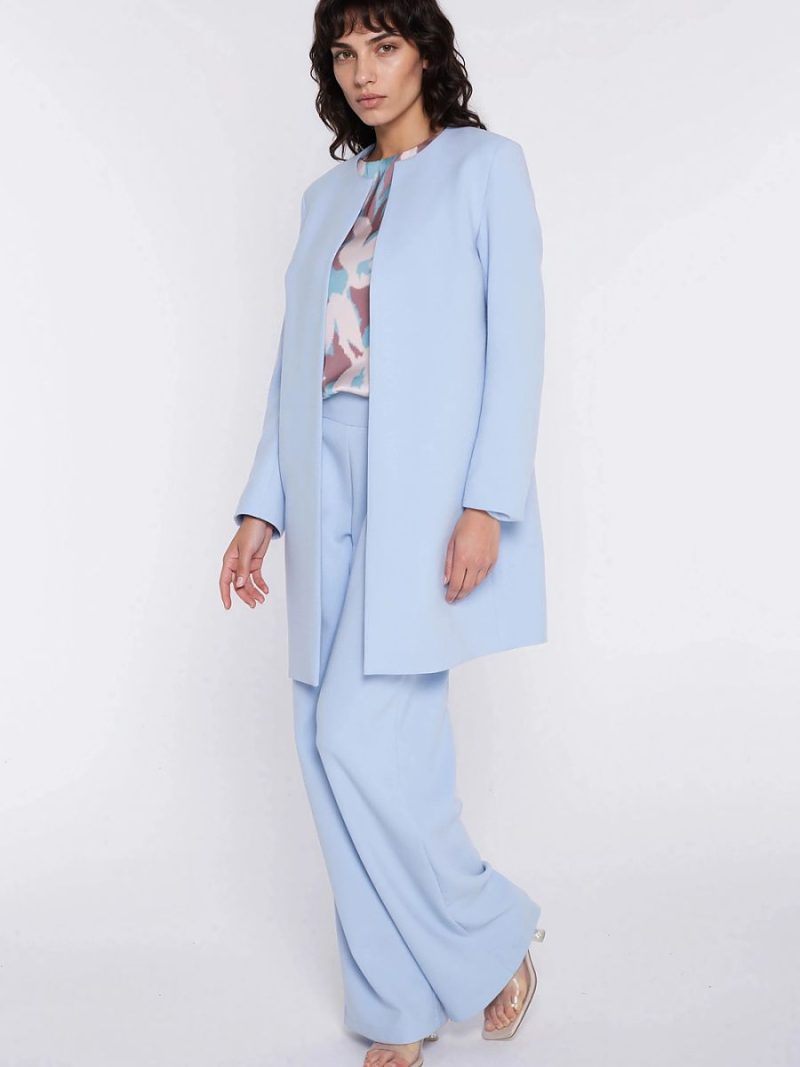 Blazer Audrey coupe ajustée noire pour femme, style épousé — vue 3