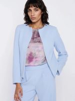 Blazer femme coupe épurée structure fluide élégance