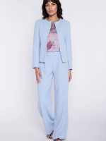 Blazer femme coupe épurée structure fluide élégance — vue 1