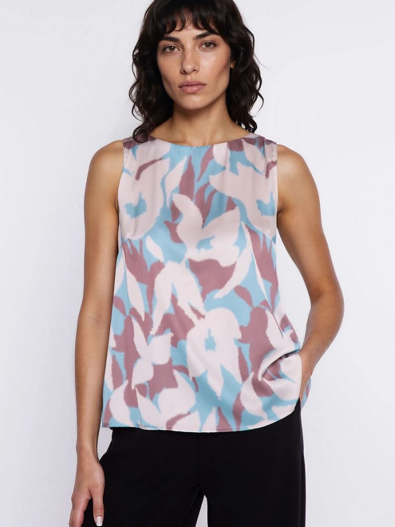 Chemisier femme lin coton, coupe régulière col classique