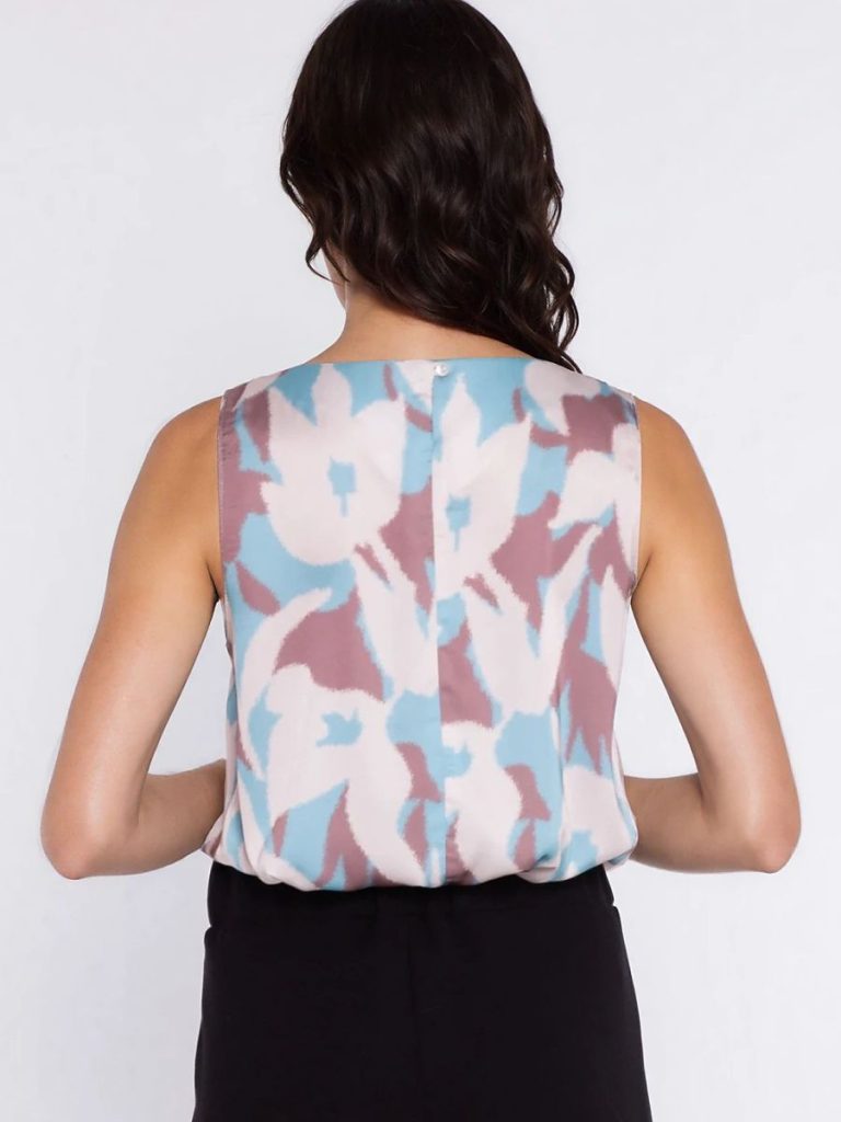 Chemisier femme lin coton col classique coupe régulière — vue 2