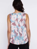 Chemisier femme lin coton, coupe régulière col classique — vue 3