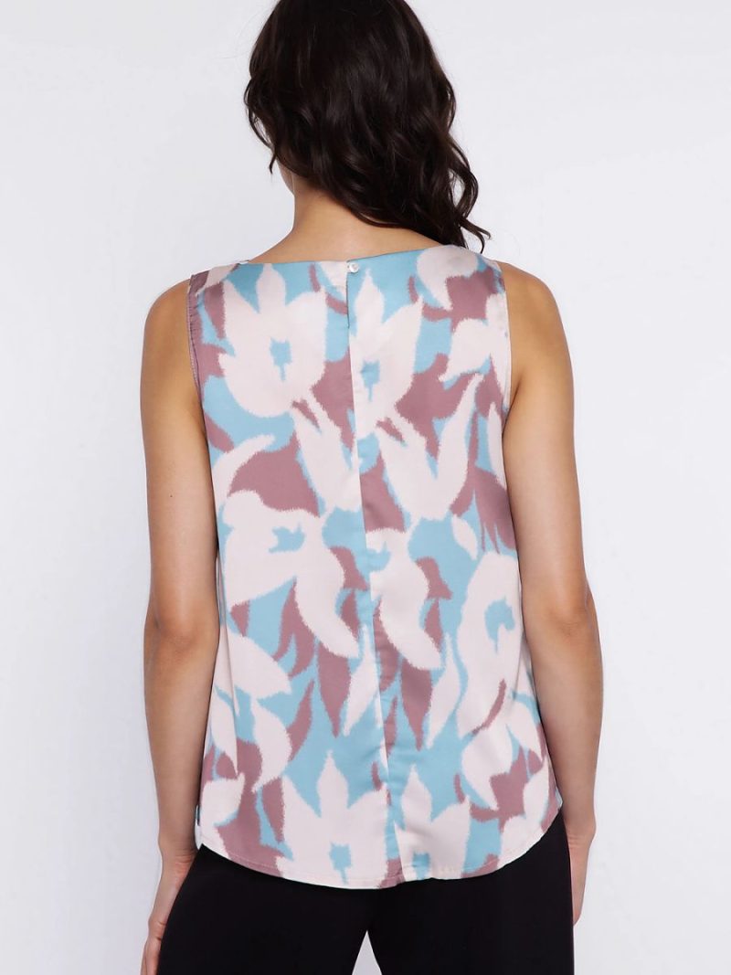 Chemisier femme lin coton, coupe régulière col classique — vue 3