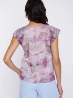 Chemisier fluide femme coupe épousante, style bureau élégant — vue 2