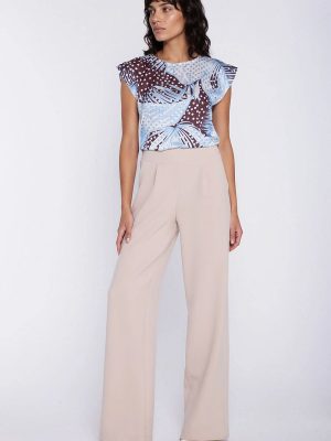 Chemisier blanc coton fluide ajusté, boutons nacrés, col structuré — vue 1