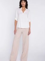 Chemisier blanc femme coupe épurée signature MADAME — vue 1