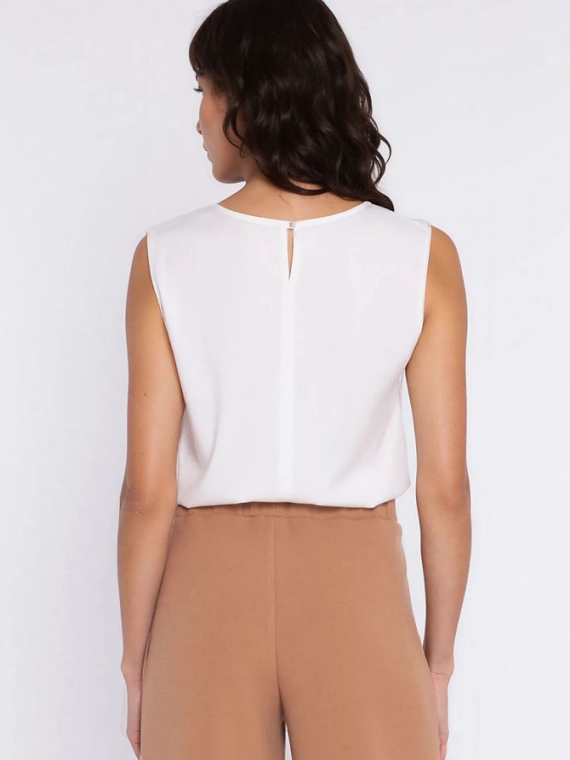 Chemisier Élise intemporel femme, col classique, manches ajustables — vue 2