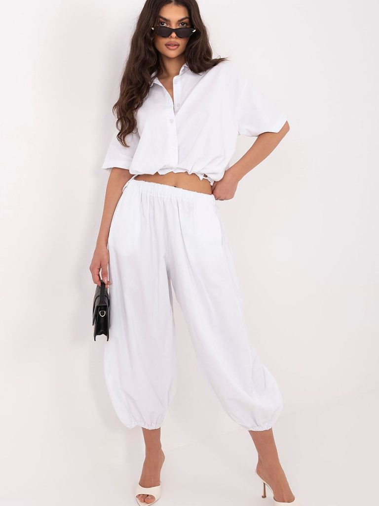 Chemise manches courtes Lucette, coupe ajustée, élégante — vue 1