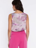 Tunique sans manches motifs fleuris col bateau relaxed fit — vue 2