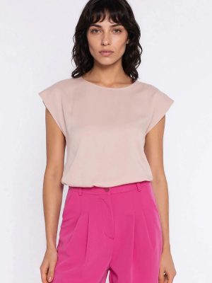 Chemisier Léa en viscose fluide manches kimono, encolure ronde, femme élégante