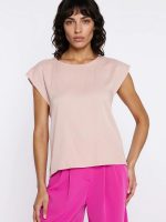 Chemisier Léa en viscose fluide manches kimono, encolure ronde, femme élégante — vue 1