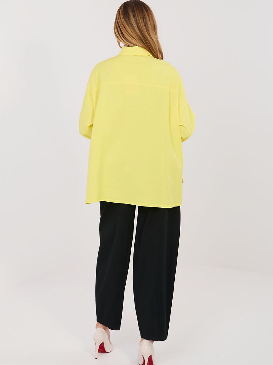 Pantalon carrot noir femme taille haute coupe 7/8 — vue 1