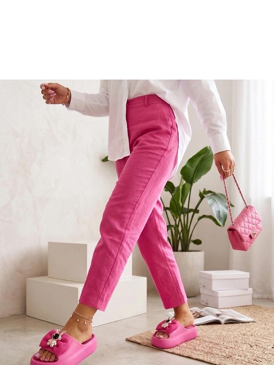 Sandales plateforme nœud décoratif teinte rosé poudré — vue 1